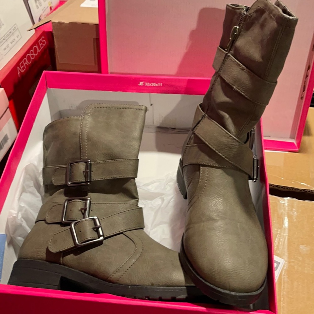 Brand New in box! JustFab Combat Boots